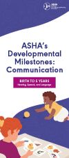 ASHA’s Developmental Milestones: Communication Pack